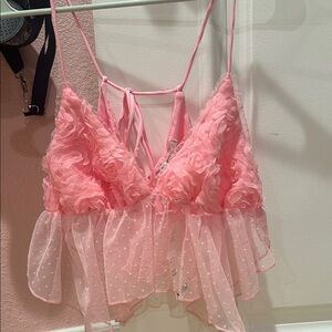 Kimchi Blue Rosy Lace Bralette